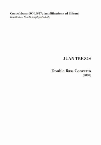 Double Bass Concerto (SOLO PART)